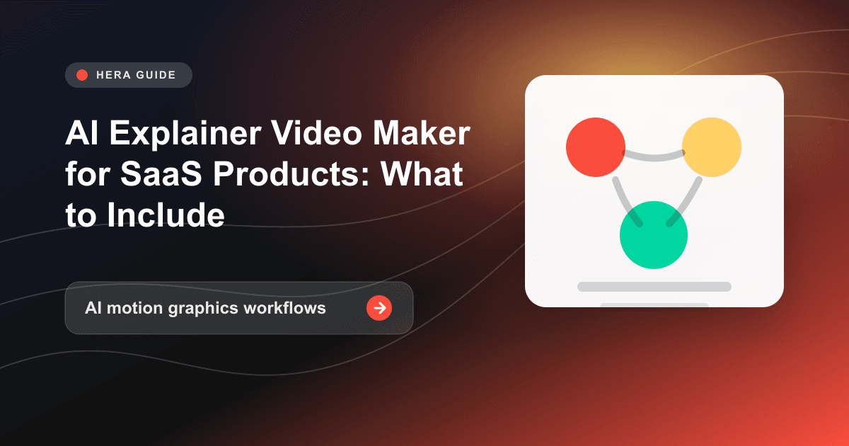 AI Explainer Video Maker for SaaS Products: What to Include