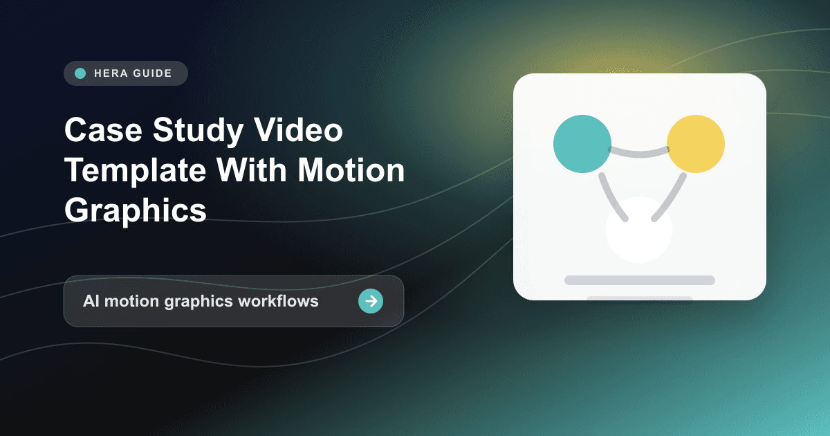 Case Study Video Template With Motion Graphics