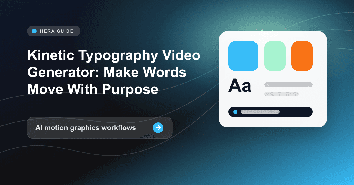 Kinetic Typography Video Generator: Make Words Move With Purpose