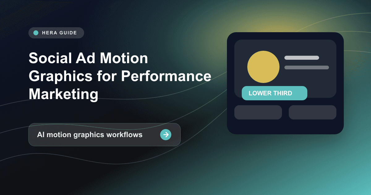 Social Ad Motion Graphics for Performance Marketing