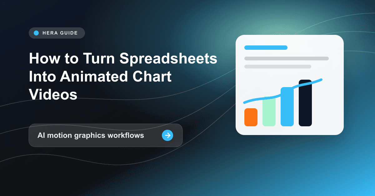 How to Turn Spreadsheets Into Animated Chart Videos